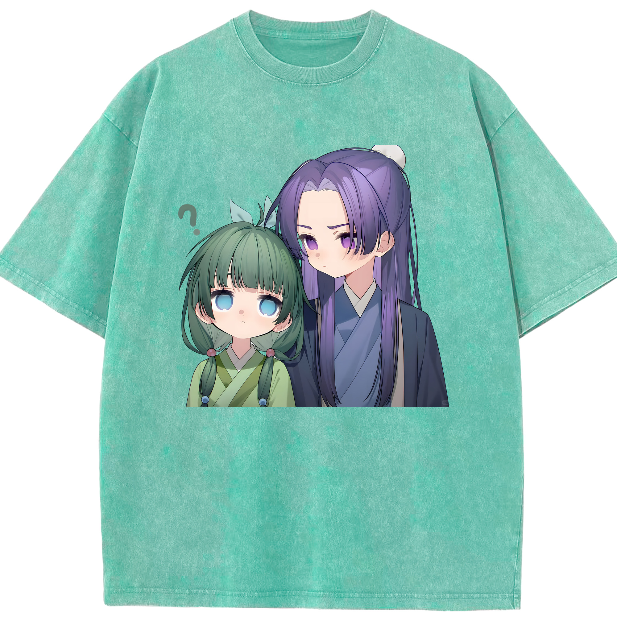 （画像用） 薬屋のひとりごと The Apothecary Diaries 綿100% ヴィンテージ風 半袖Tシャツ（フロントプリント）